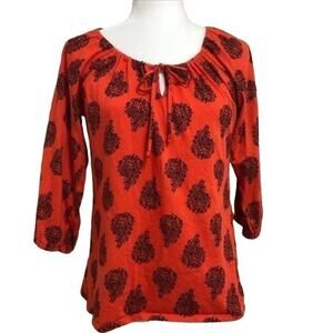 Jones New York Sport 3/4 Sleeve Pull-over Blouse | Women's Size Small